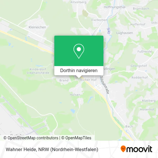 Wahner Heide Karte