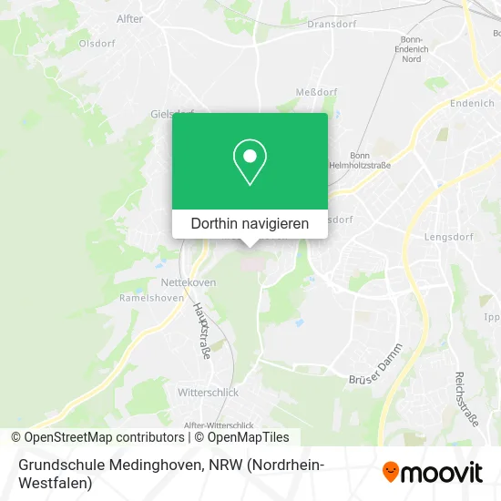 Grundschule Medinghoven Karte