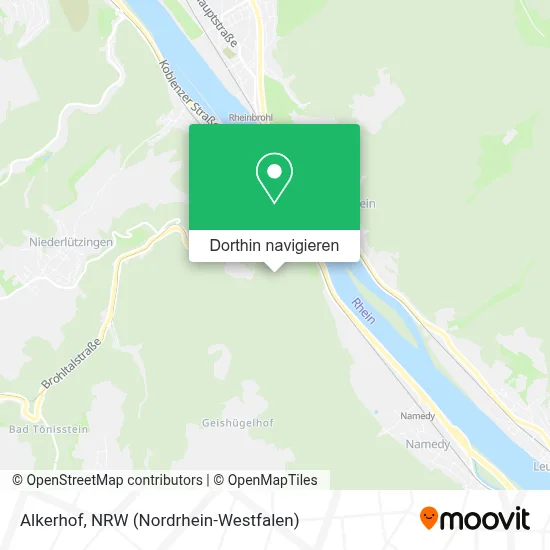 Alkerhof Karte