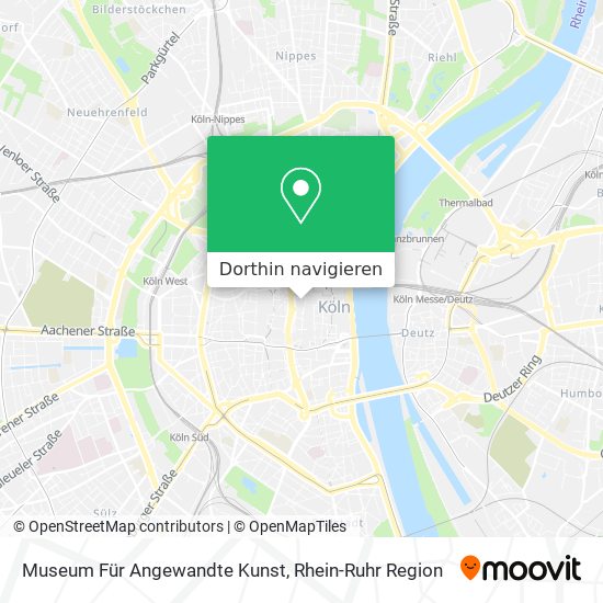 Museum Für Angewandte Kunst Karte