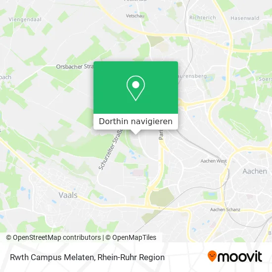Rwth Campus Melaten Karte