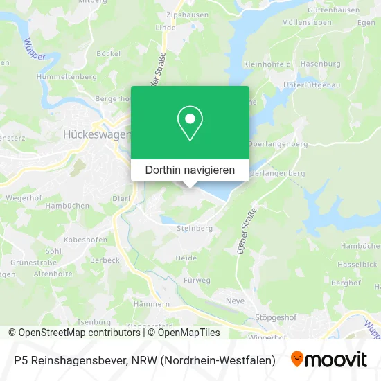 P5 Reinshagensbever Karte