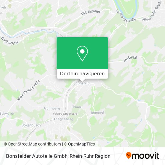 Bonsfelder Autoteile Gmbh Karte