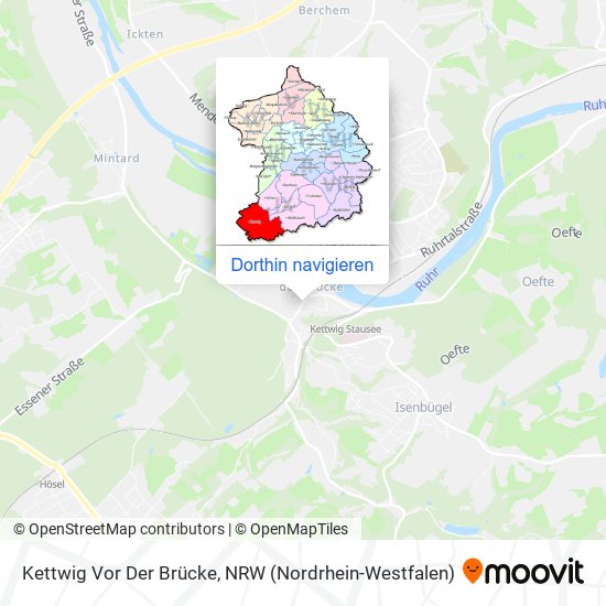 Kettwig Vor Der Brücke Karte
