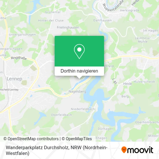 Wanderparkplatz Durchsholz Karte