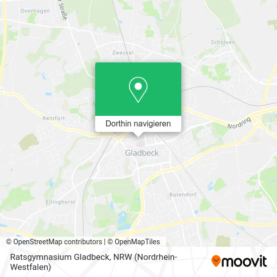 Ratsgymnasium Gladbeck Karte