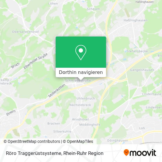 Röro Traggerüstsysteme Karte