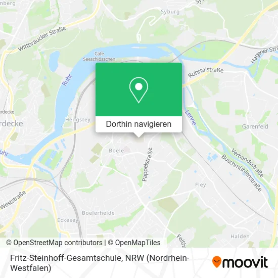 Fritz-Steinhoff-Gesamtschule Karte