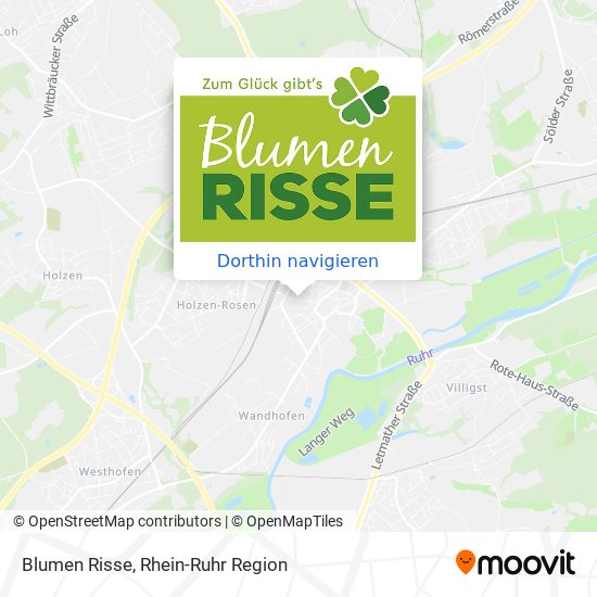 Blumen Risse Karte