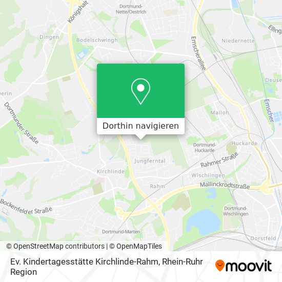Ev. Kindertagesstätte Kirchlinde-Rahm Karte
