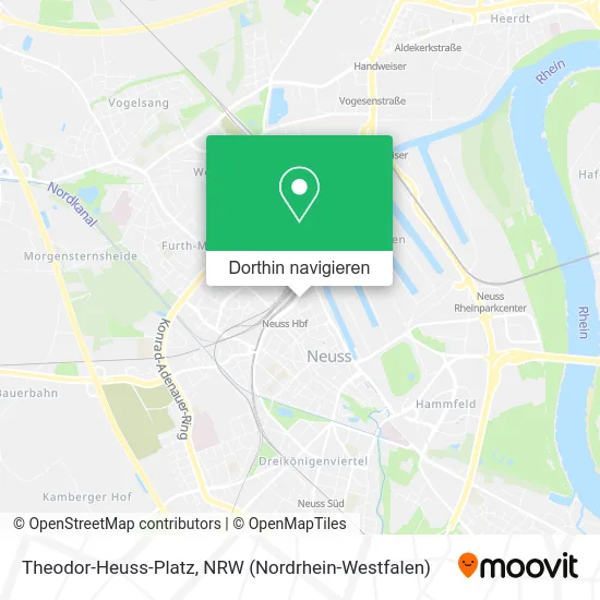 Theodor-Heuss-Platz Karte