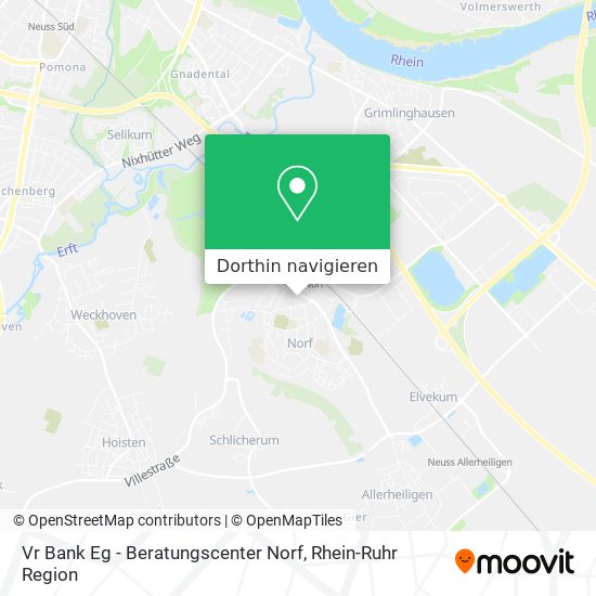 Vr Bank Eg - Beratungscenter Norf Karte