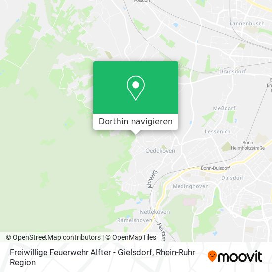 Freiwillige Feuerwehr Alfter - Gielsdorf Karte