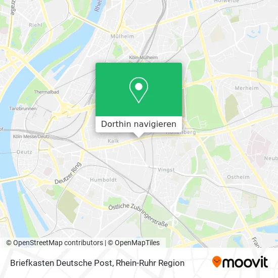 Briefkasten Deutsche Post Karte