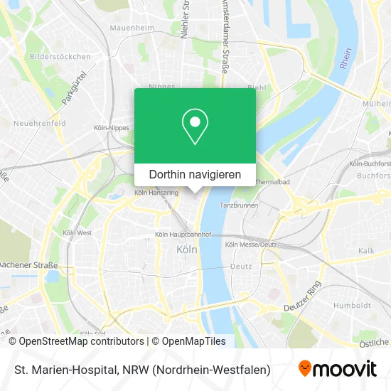 St. Marien-Hospital Karte