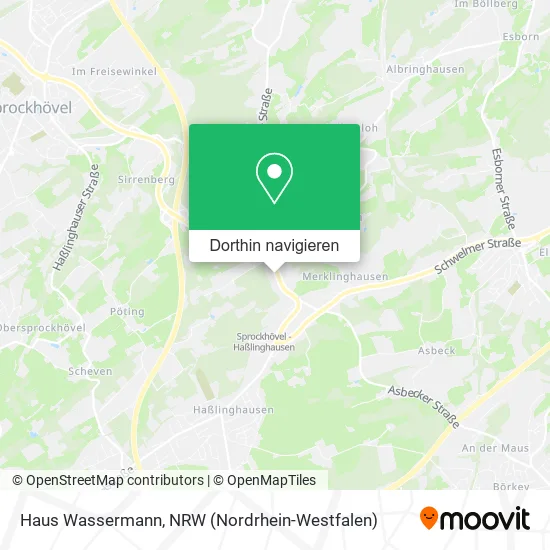 Haus Wassermann Karte