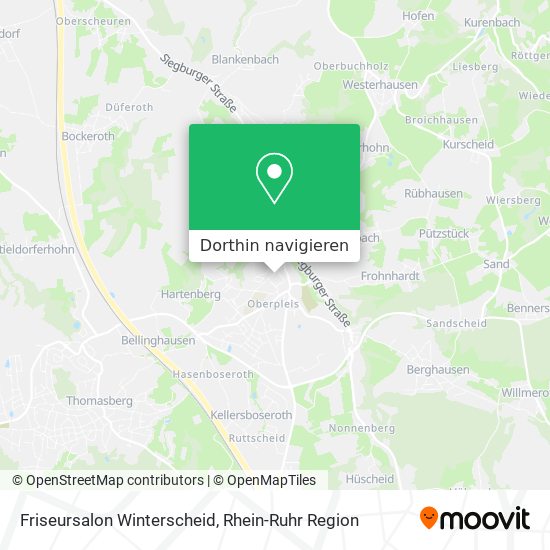 Friseursalon Winterscheid Karte