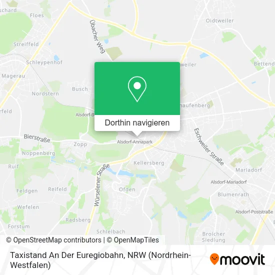 Taxistand An Der Euregiobahn Karte