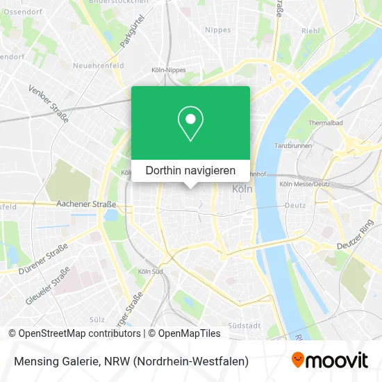 Mensing Galerie Karte