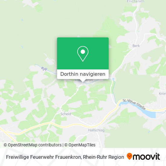 Freiwillige Feuerwehr Frauenkron Karte