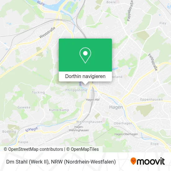 Dm Stahl (Werk II) Karte