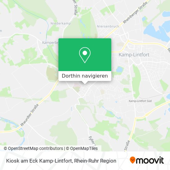 Kiosk am Eck Kamp-Lintfort Karte