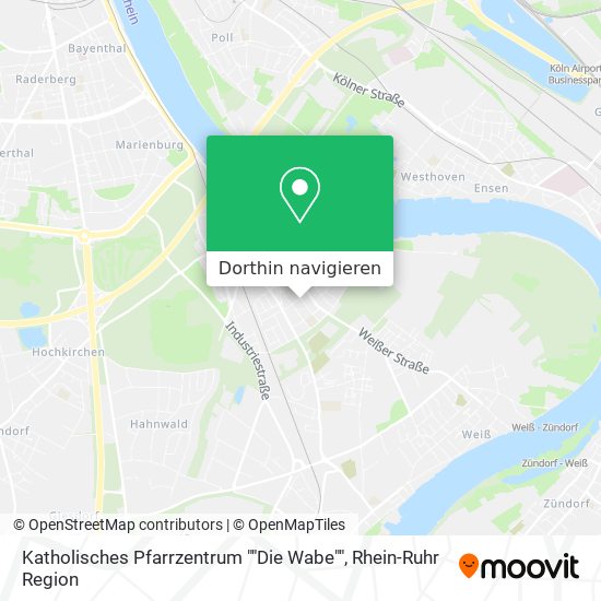 Katholisches Pfarrzentrum ""Die Wabe"" Karte