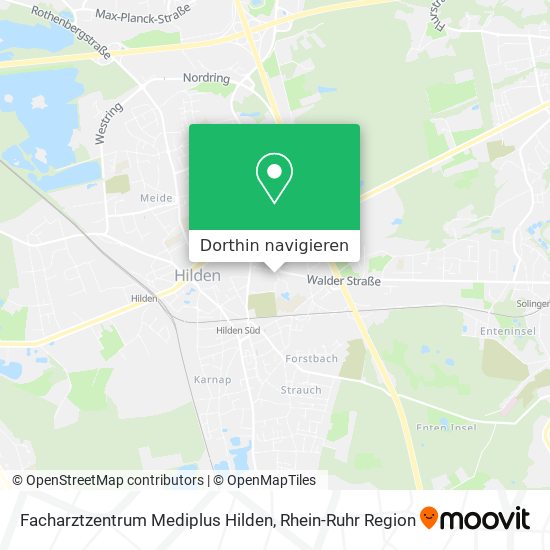 Facharztzentrum Mediplus Hilden Karte