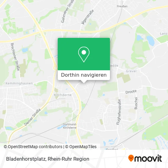 Bladenhorstplatz Karte