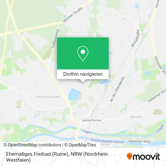 Ehemaliges Freibad (Ruine) Karte