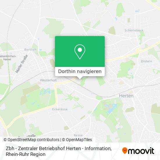 Zbh - Zentraler Betriebshof Herten - Information Karte