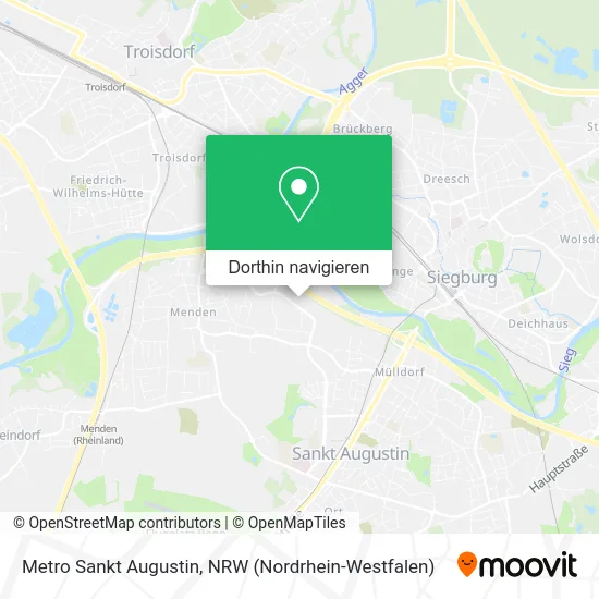 Metro Sankt Augustin Karte