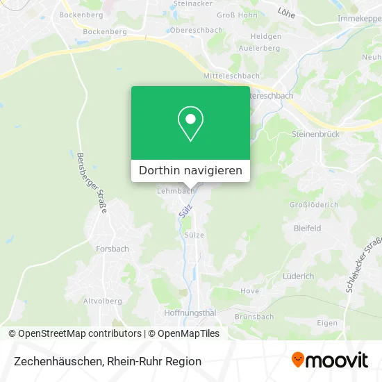 Zechenhäuschen Karte