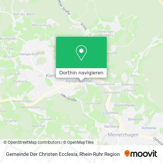 Gemeinde Der Christen Ecclesia Karte