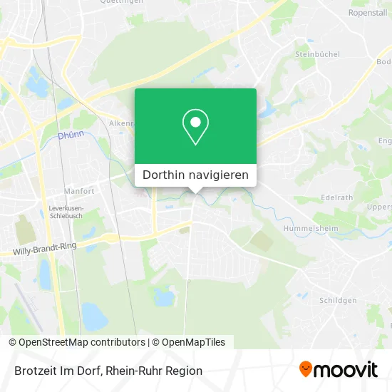 Brotzeit Im Dorf Karte