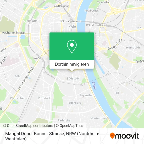 Mangal Döner Bonner Strasse Karte