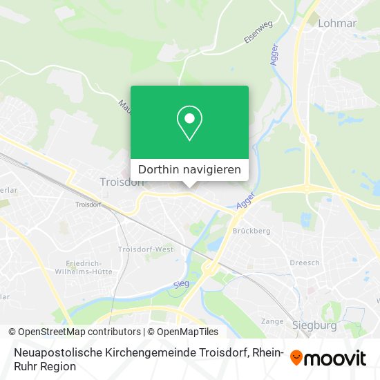 Neuapostolische Kirchengemeinde Troisdorf Karte