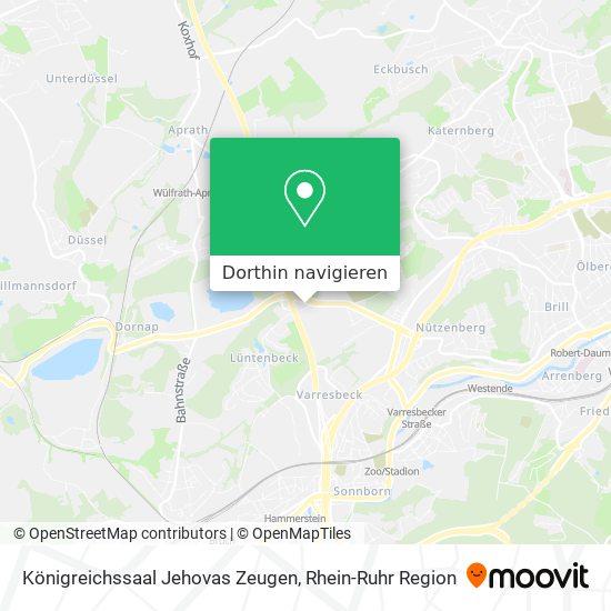 Königreichssaal Jehovas Zeugen Karte
