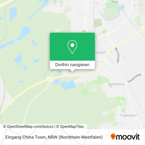 Eingang China Town Karte