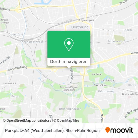Parkplatz-A4 (Westfalenhallen) Karte
