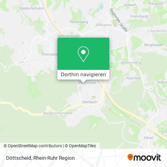 Döttscheid Karte