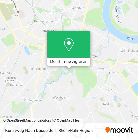 Kunstweg Nach Düsseldorf Karte