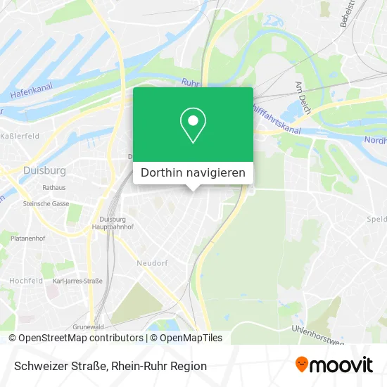 Schweizer Straße Karte