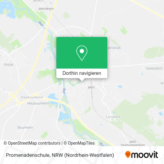 Promenadenschule Karte