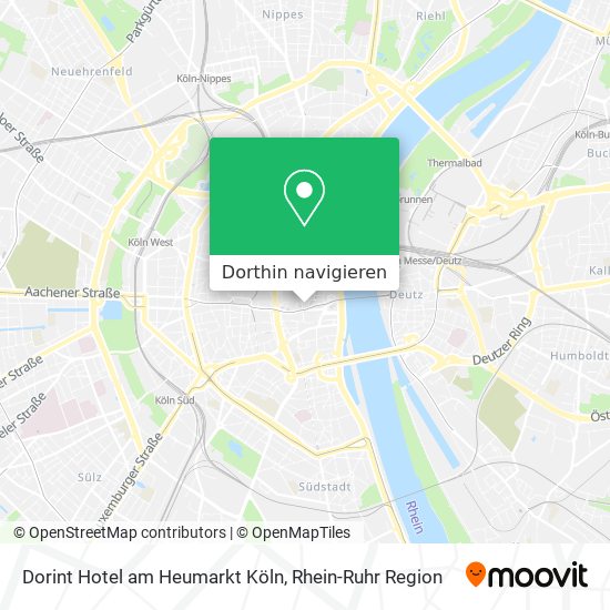 Dorint Hotel am Heumarkt Köln Karte