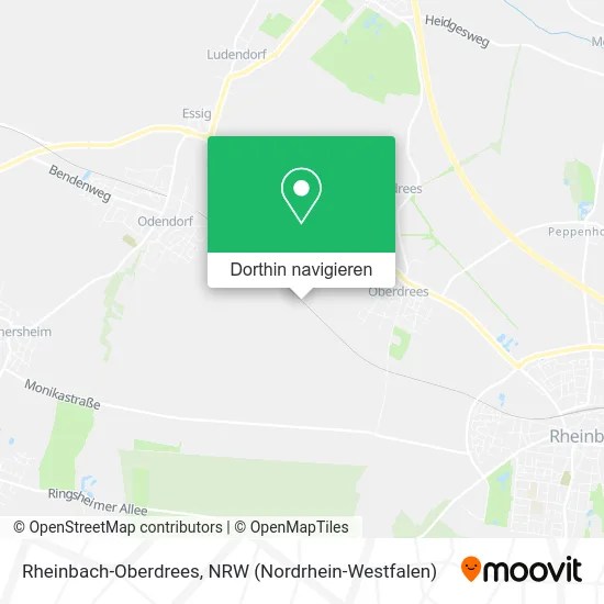 Rheinbach-Oberdrees Karte