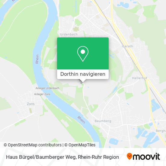 Haus Bürgel/Baumberger Weg Karte