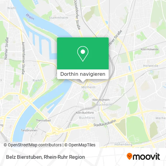 Belz Bierstuben Karte