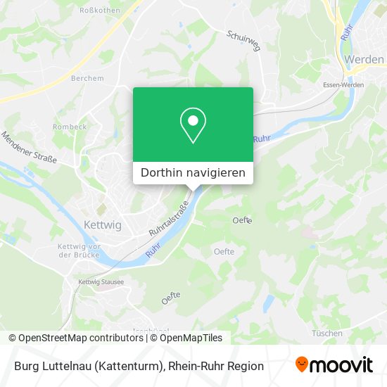 Burg Luttelnau (Kattenturm) Karte