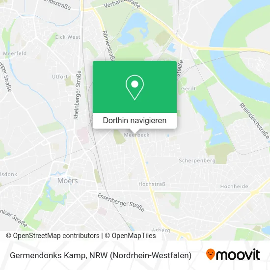 Germendonks Kamp Karte